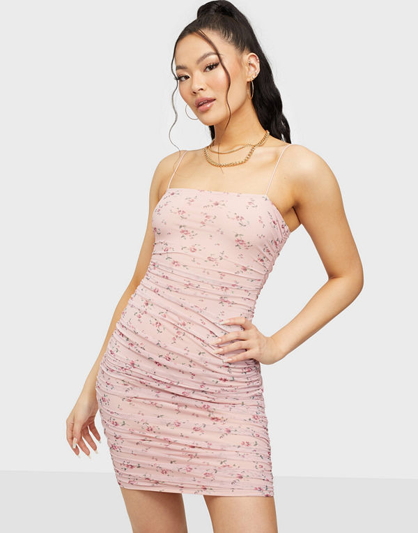 NLY One Mesh Print Mini Dress