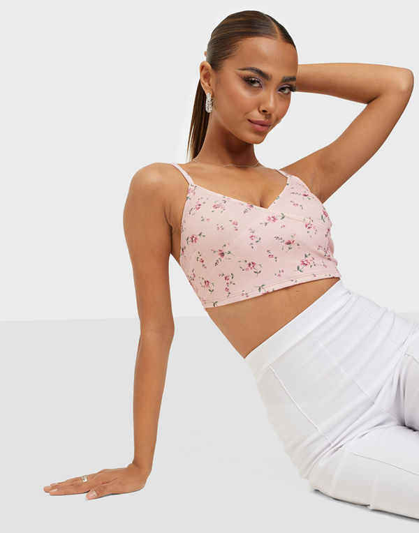 NLY One Wrap Print Top