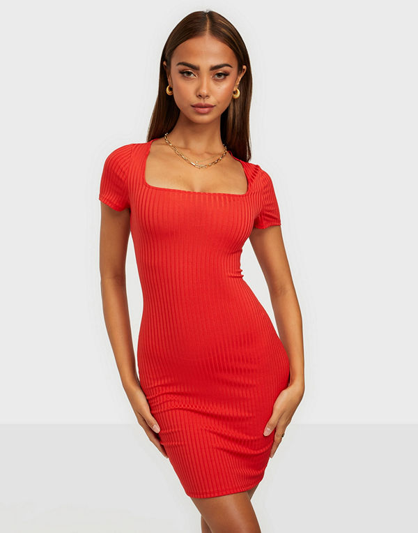 NLY One Square Neck Essential Dress