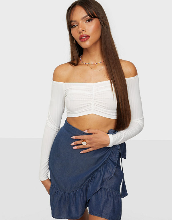 Only ONLSOFIA WRAP KNEE DNM SKIRT