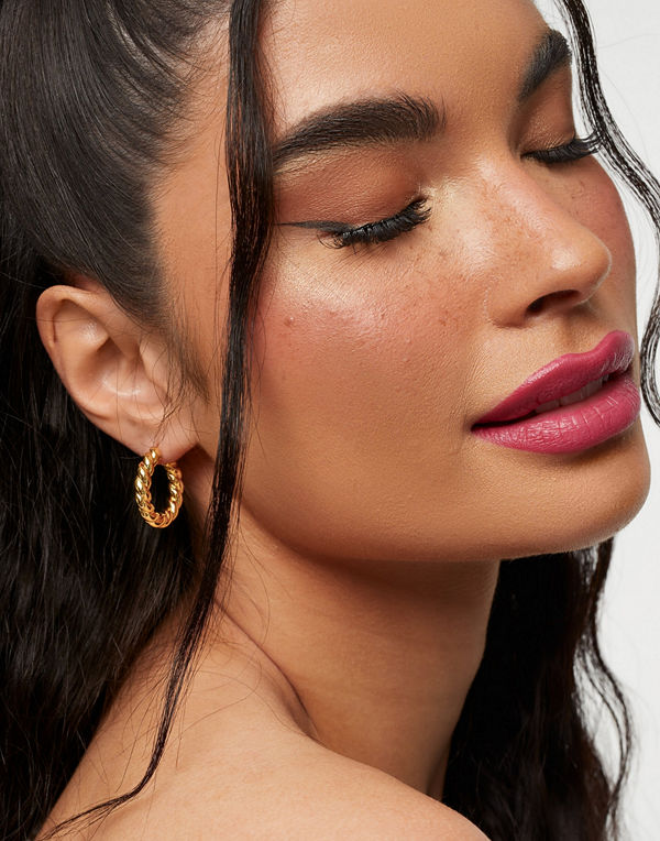 Muli Collection smycke Twisted Hoops
