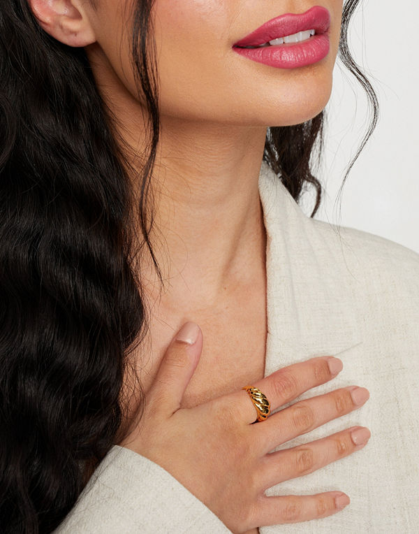 Muli Collection smycke Bold Croissant Ring