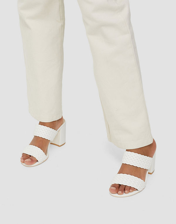 NLY Shoes Braided Block Sandal