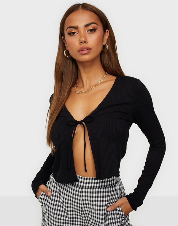 Vero Moda VMLENA L/S CROP CARDIGAN EXP