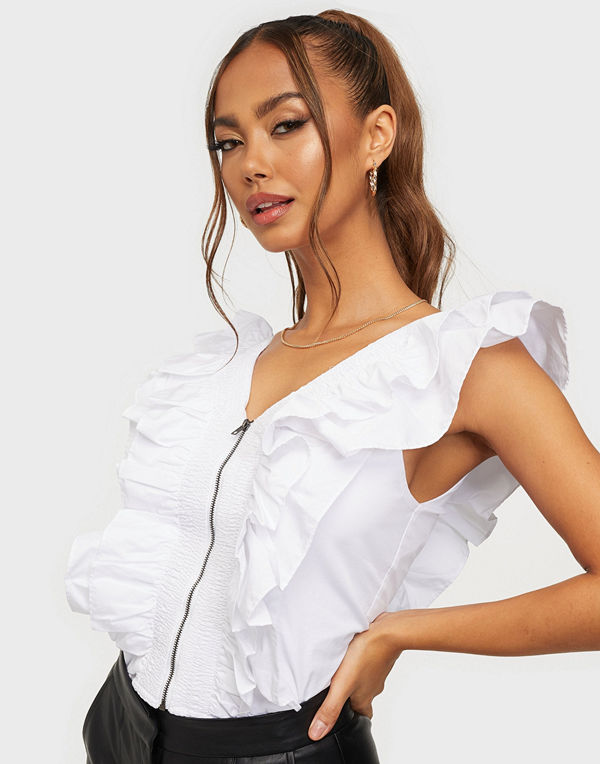 co’couture Hannah Frill Top