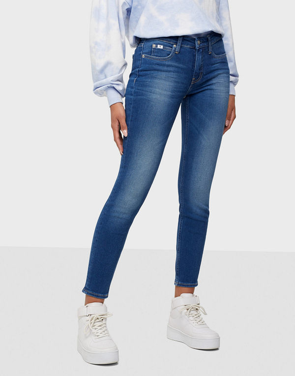 Calvin Klein Jeans Mid Rise Skinny Ankle