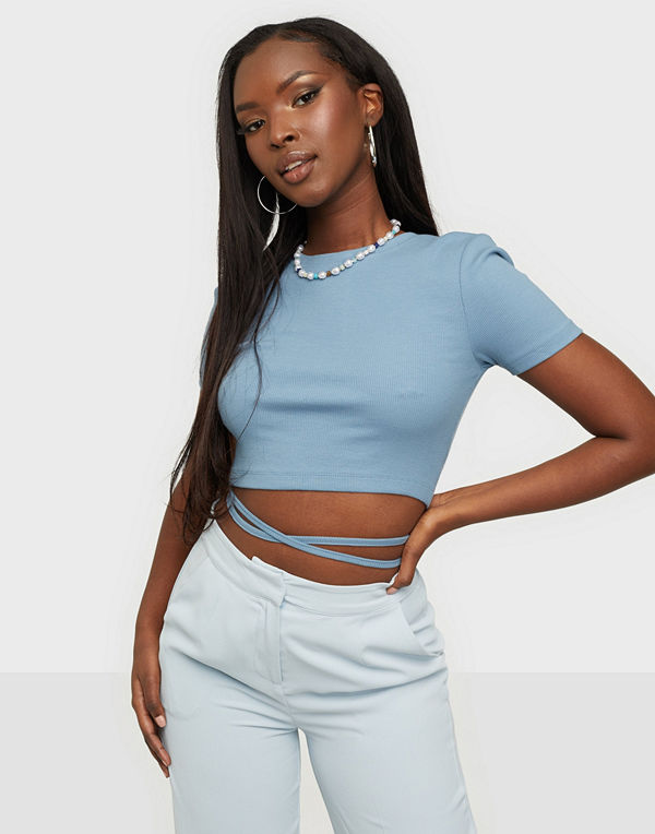 Only ONLLIV LIFE RIB S/S STRING TOP JRS