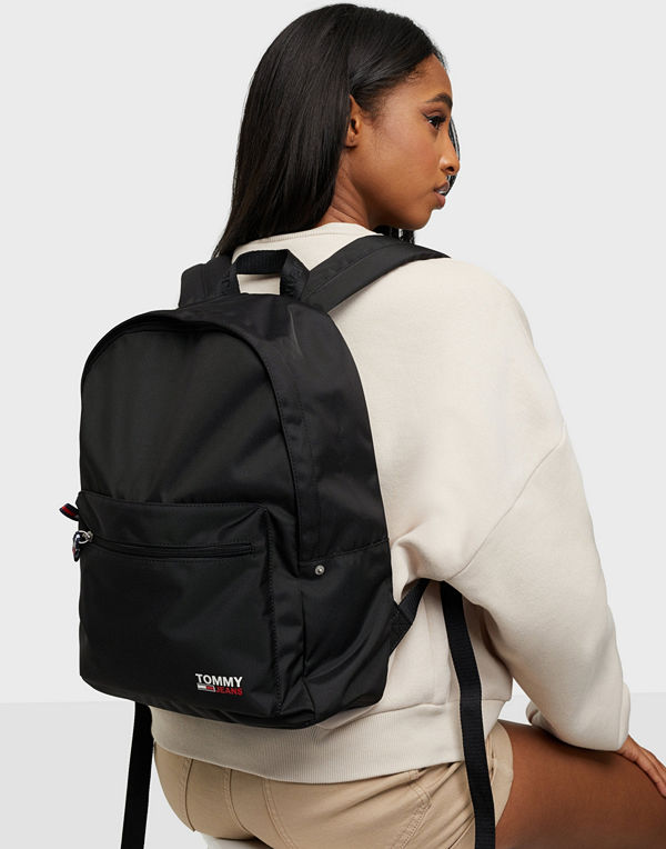 Tommy Jeans svart väska Tjw Campus Backpack