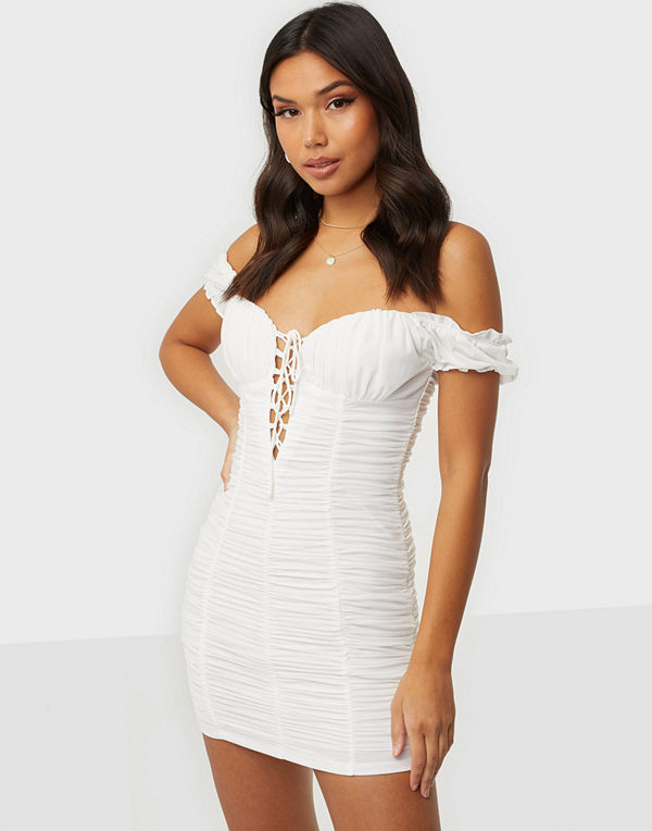 Love Triangle Garden Gate Mesh Mini Dress