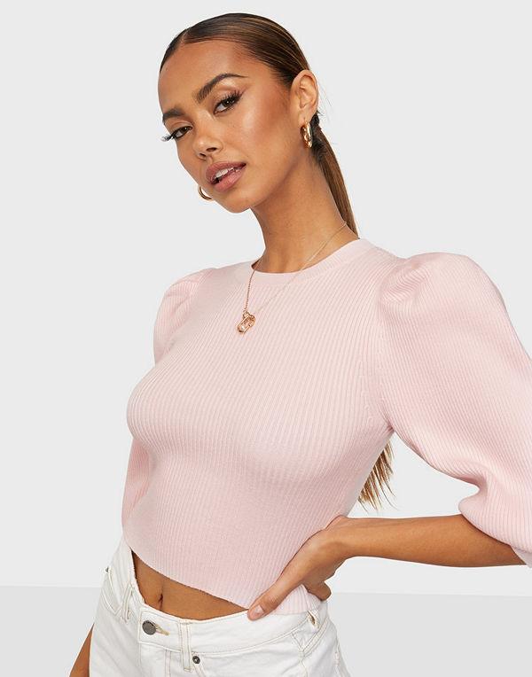 Glamorous Cropped Knit Top