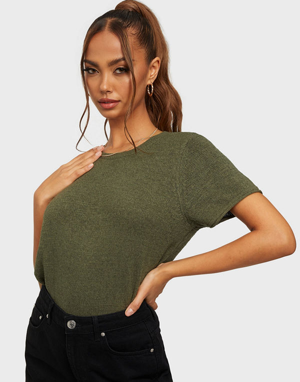 Only ONLFIONA S/S PULLOVER KNT