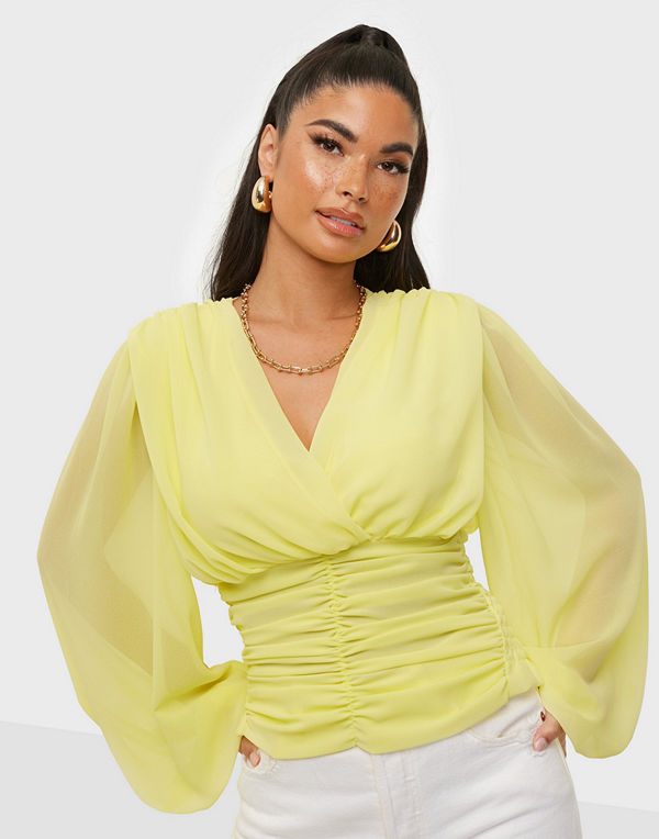 Parisian Wrap Front Blouse