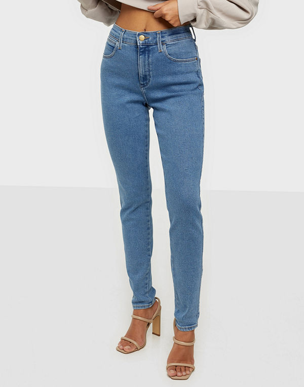 Wrangler HIGH RISE SKINNY STATIC STONE