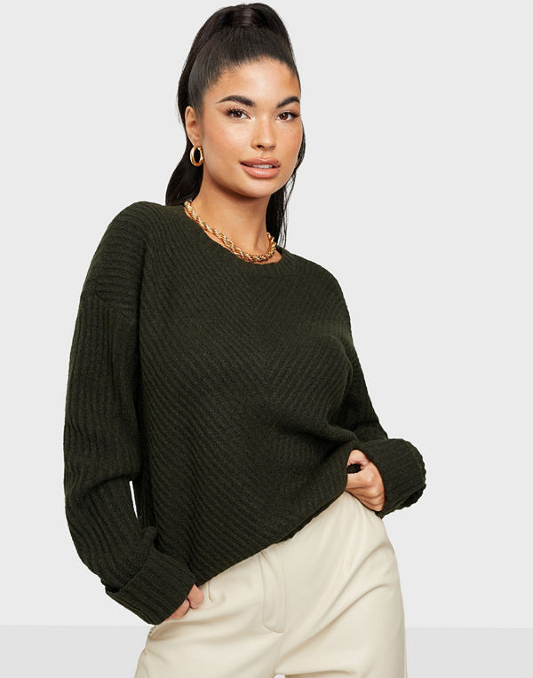 Noisy May NMSTAR L/S KNIT BG S*