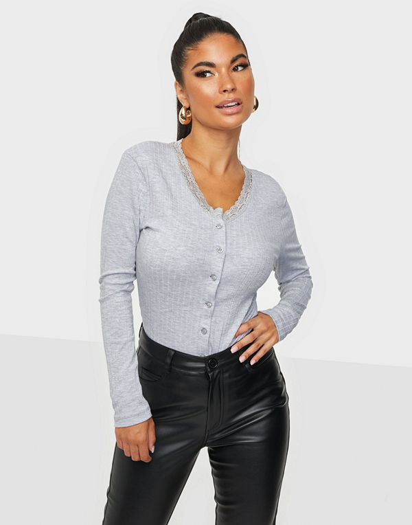 Jacqueline de Yong JDYNYNNE L/S LACE CARDIGAN JRS