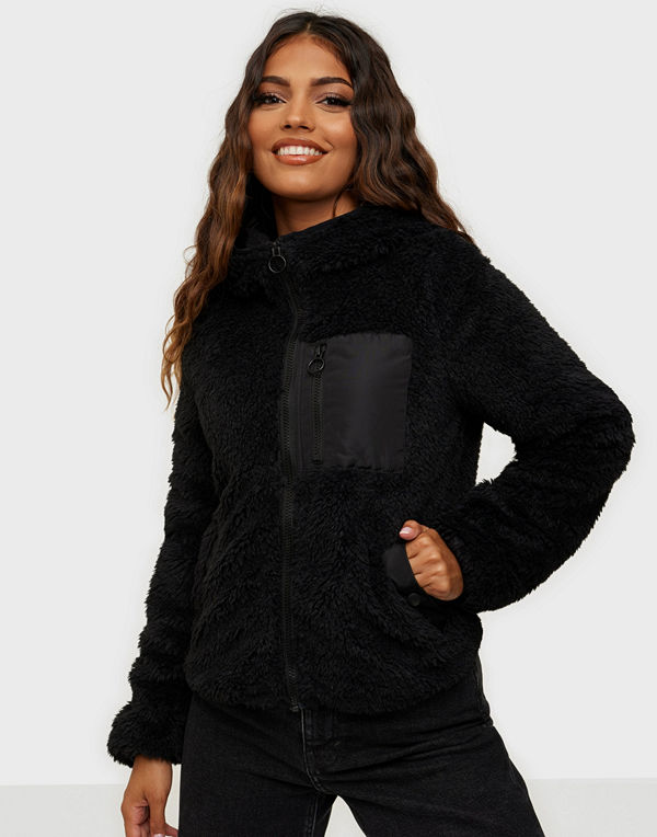 Vero Moda VMCOZYSTELLA SHORT TEDDY JACKET BOO