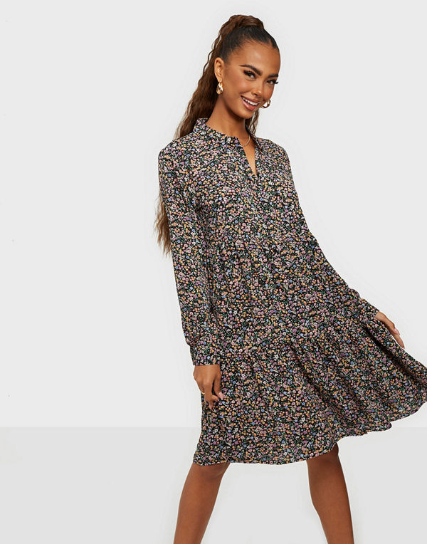 Jacqueline de Yong JDYPIPER L/S AOP SHIRT DRESS WVN N
