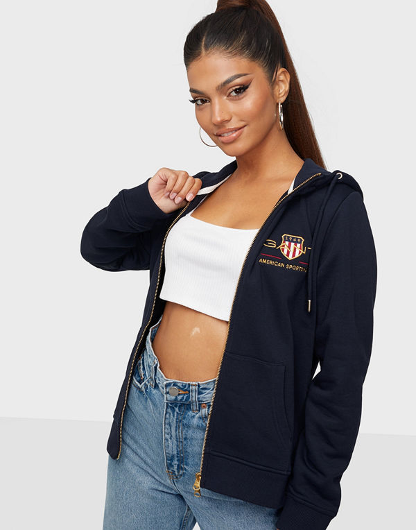 Gant Archive Shield Full Zip Hoodie