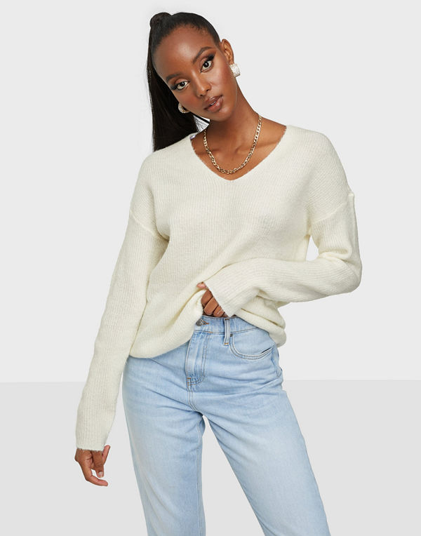 Only ONLCAMILLA V-NECK L/S PULLOVER KNT