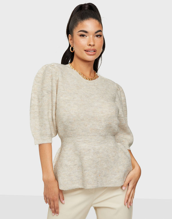 Vero Moda VMMETTE 2/4 PEPLUM BLOUSE GA