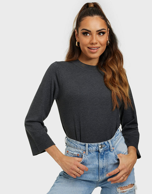 Vila VICOMFY 7/8 SLEEVE KNIT TOP/PB