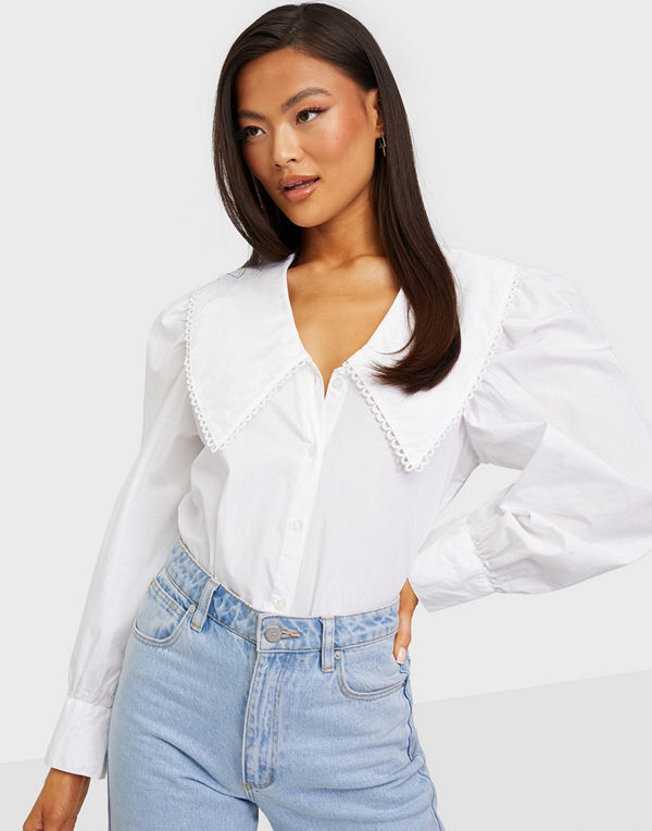 Only ONLTHEA LIFE LS POP BC DNM BLOUSE Q
