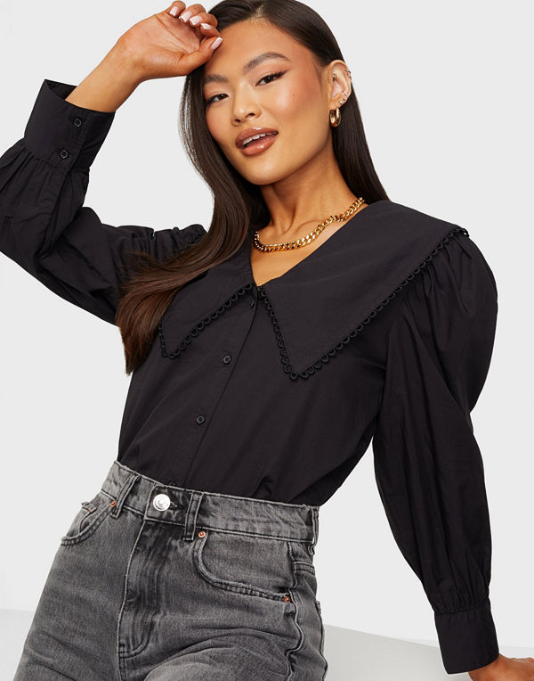 Only ONLTHEA LIFE LS POP BC DNM BLOUSE Q