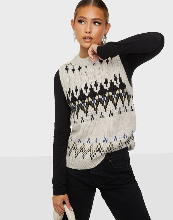 Object Collectors Item OBJMYRTLE KNIT WAISTCOAT