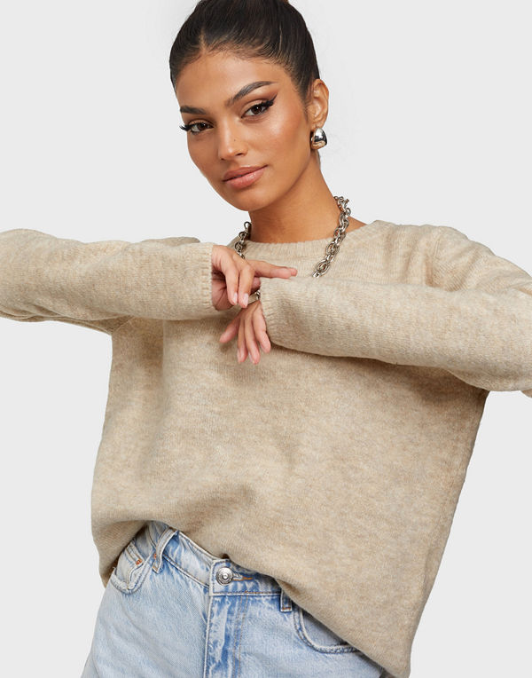 Jacqueline de Yong JDYRUBI L/S O-NECK PULLOVER KNT NOO