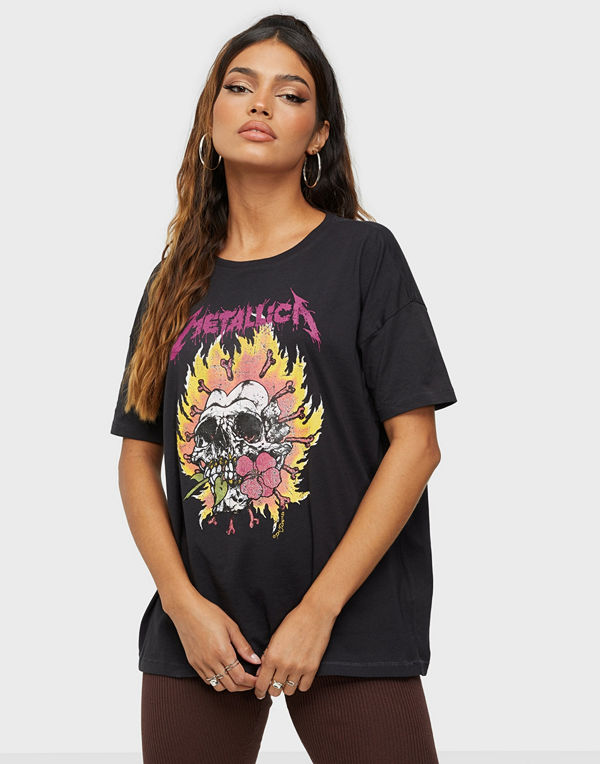 Only ONLMETALLICA LIFE S/S TOP BOX JRS