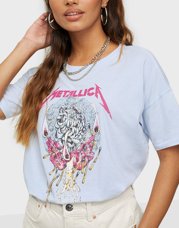 Only ONLMETALLICA LIFE S/S TOP BOX JRS