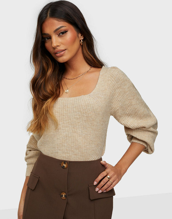 Only ONLKARINNA L/S SQUARENECK PULLOVER