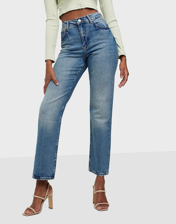 Pieces PCELAN HW STRAIGHT FLARED JEANS