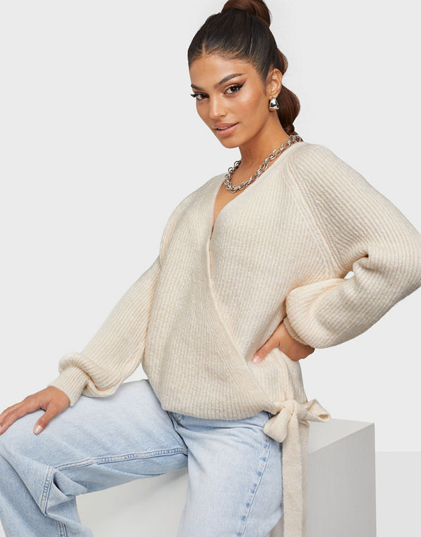 Only ONLMIA L/S WRAP CARDIGAN KNT NOOS