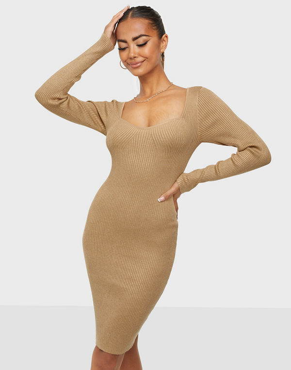 Vero Moda VMWILLOW LS SWEETHEART DRESS GA