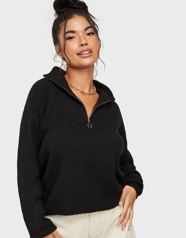 Vero Moda VMPLAZA LS HIGHNECK ZIPPER BLOUSE G