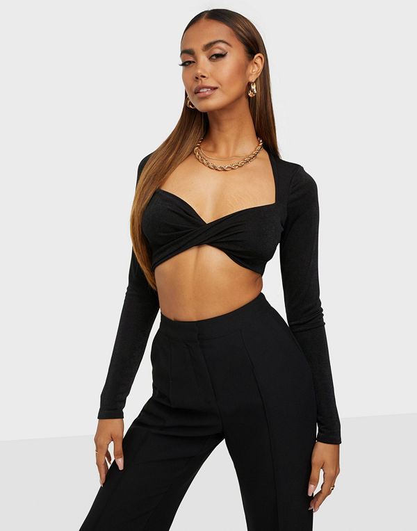 NLY One Twist Bust Crop Top