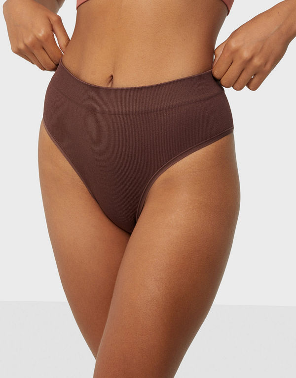 Lindex Brief Brazi High Seamless Rib