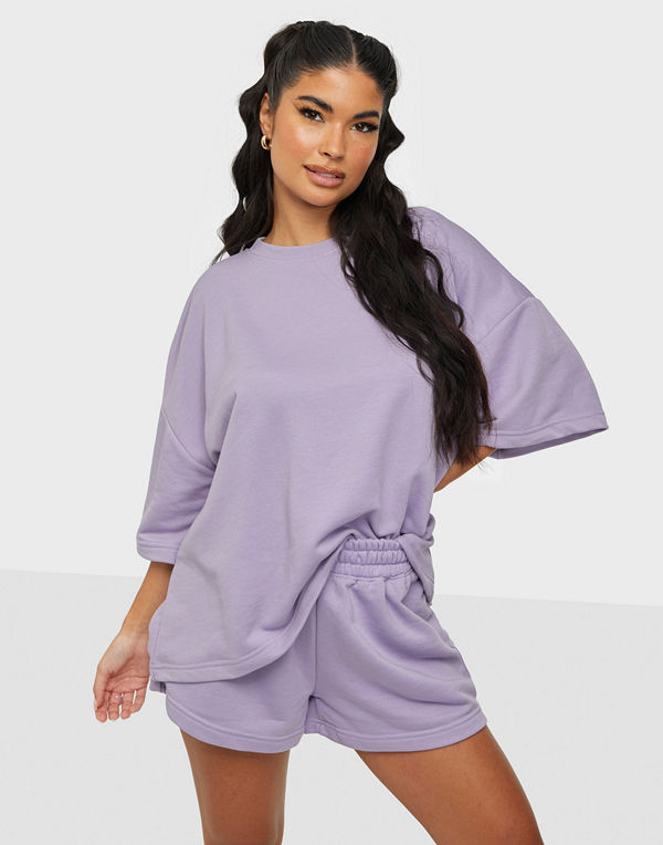 Missguided Loopback Tshirt & Short Set