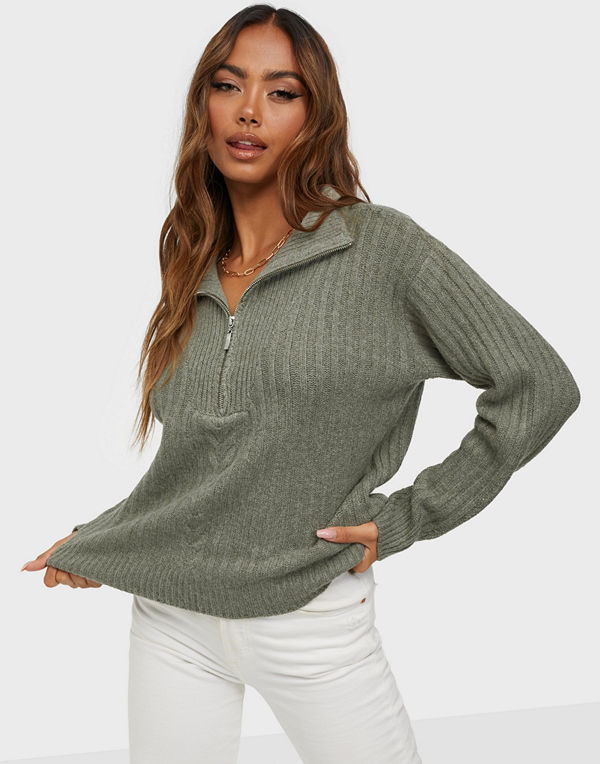 Y.a.s YASZIKO LS ZIP KNIT PULLOVER S.