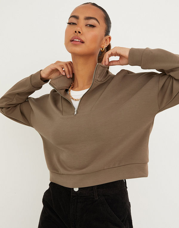 Vero Moda VMBJANKA LS CROP SWEAT JRS GA