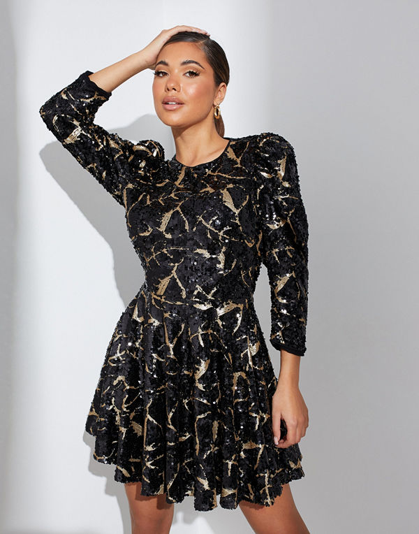 By Malina Hollis sequin dress