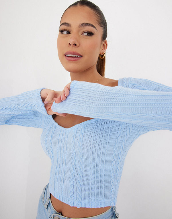 NLY Trend Flirty Cable Top