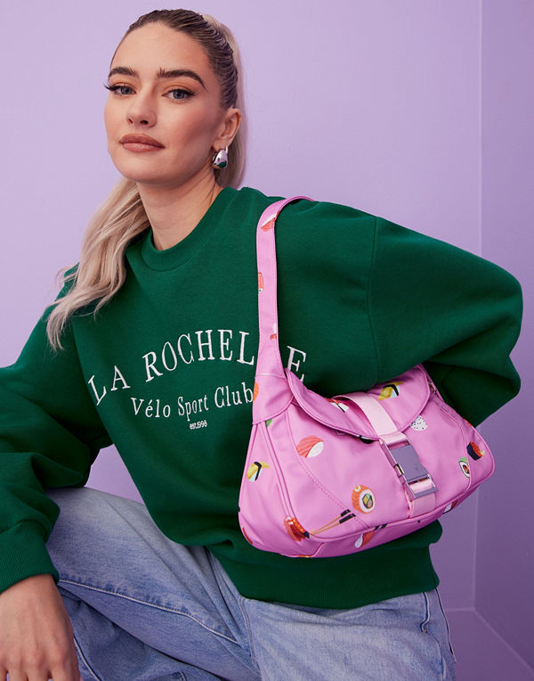 SILFEN väska med tryck Shoulder Bag Thea