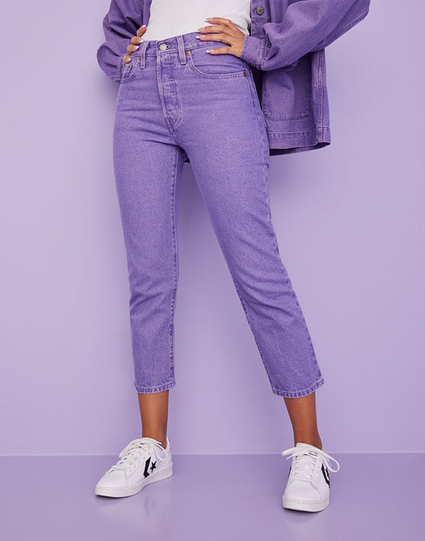 Levi's 501 CROP YD BOTANICAL LAVENDER