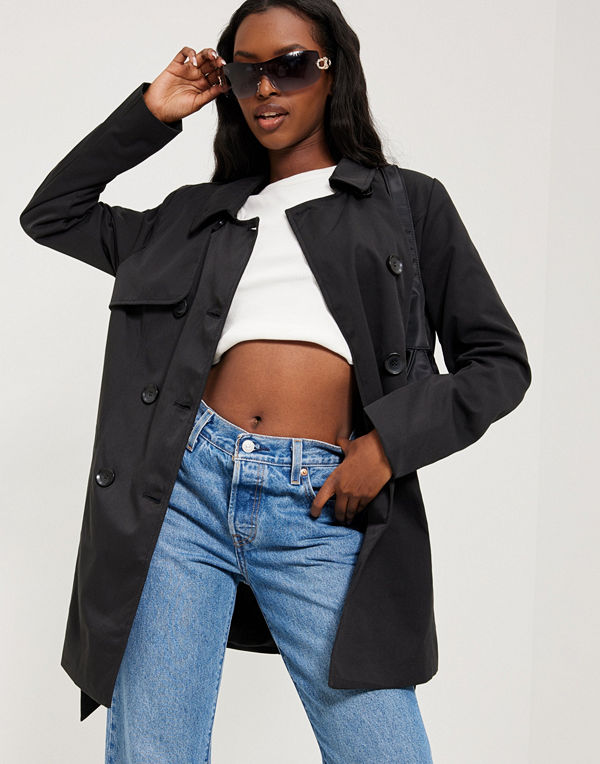 Only Onlvalerie Trenchcoat Otw Noos - Svart