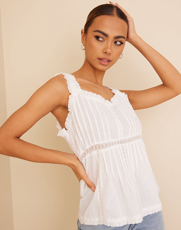 co’couture Lola Linen Singlet