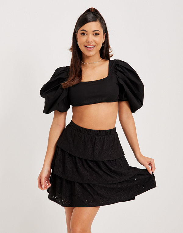 Vila VIKAWA HW SHORT LAYER SKIRT/SU/KA