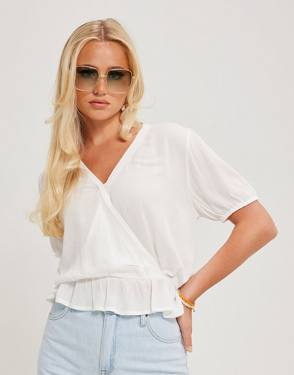 Jdy JDYESME S/S SHORT TOP WVN