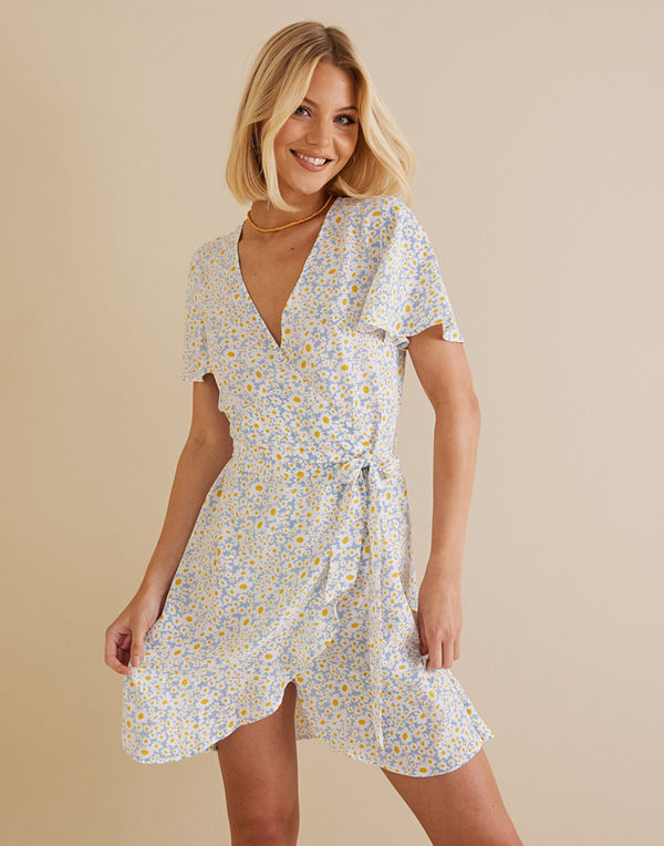 Jdy JDYNOLIA S/S WRAP DRESS WVN